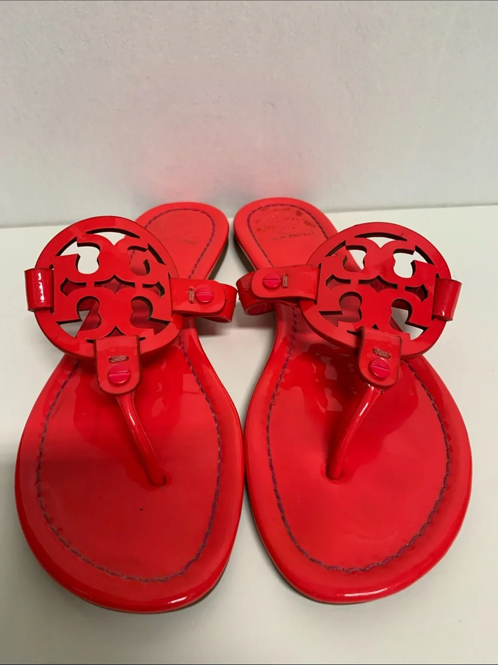 Tory Burch Bright Pink Miller Sandals
